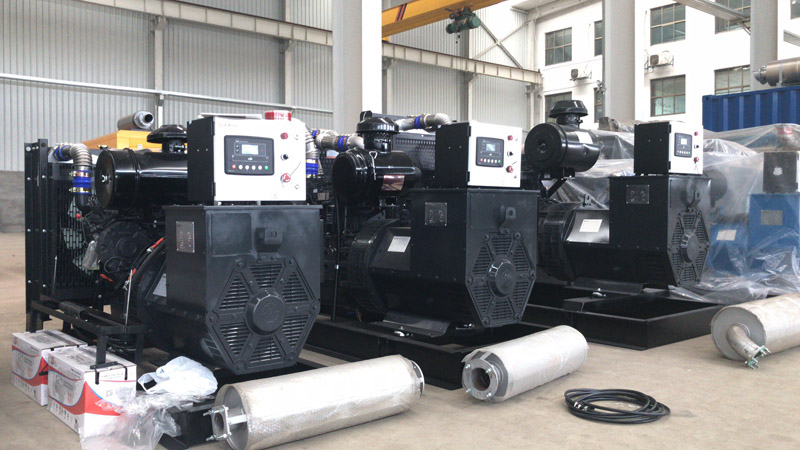 3臺上柴股份柴油發電機組待發貨，準時交貨是宗旨